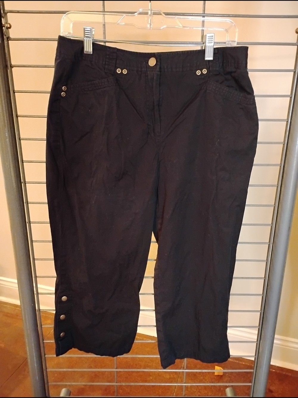 Vintage Larry Levine Black Pants with Branded Waistband